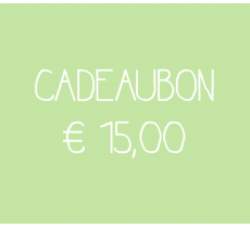 Cadeaubon €15,00